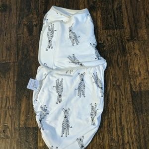 Zibra print swaddle